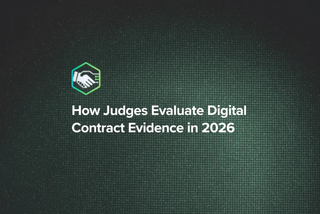 How Judges Evaluate Digital Contract Evidence in 2026 (Examples and Data)